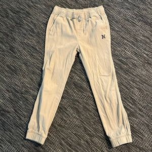 Boys under Armour Khaki pants elastic waist Small about a size 8-10